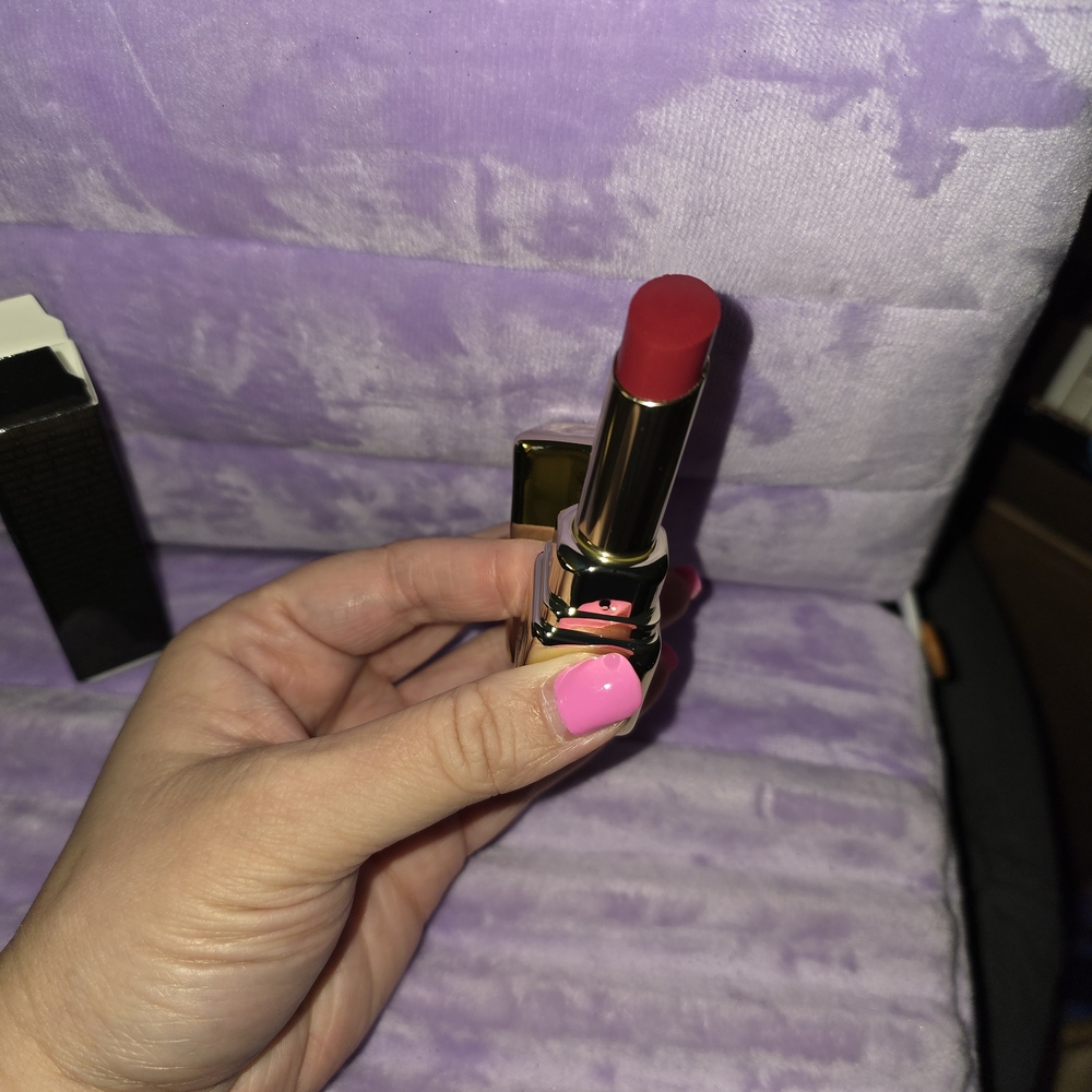 Guerlain Kiss Kiss Lipstick Color 809 Flower Fever New In Box - Picture 5 of 7